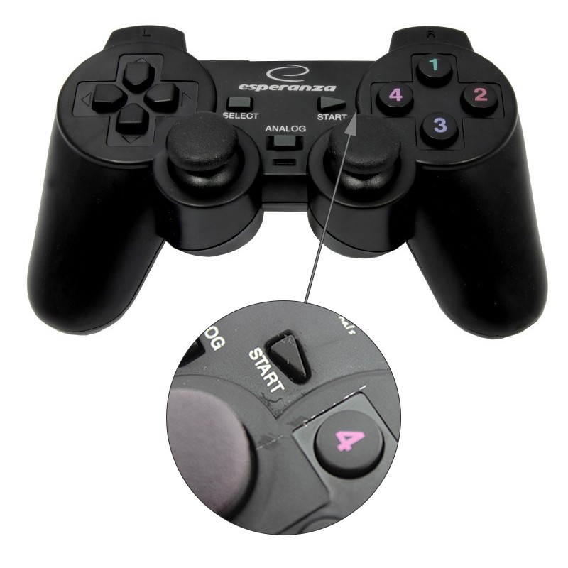 Gamepad USB pentru PC, Playstation 3, Esperanza, RESIGILAT - imagine 7